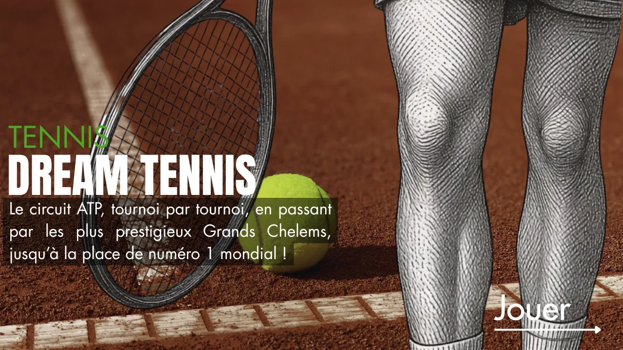 Dream Tennis — le circuit ATP, tournoi par tournoi, jusqu'à la place de numéro 1 mondial